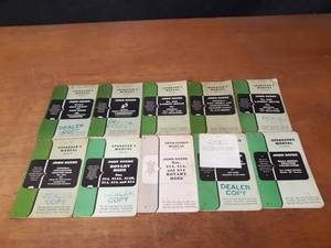 lot 704 image: Lot of (10) Vintage John Deere Operators Manuals - SHIPPING AVAILABLE