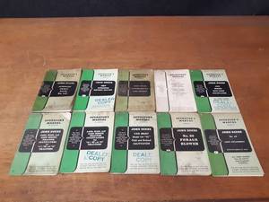 lot 708 image: Lot of (10) Vintage John Deere Operators Manuals - SHIPPING AVAILABLE
