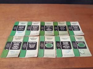 lot 710 image: Lot of (10) Vintage John Deere Operators Manuals - SHIPPING AVAILABLE