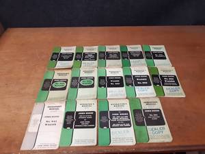 lot 711 image: Lot of (15) Vintage John Deere Operators Manuals - SHIPPING AVAILABLE