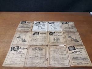 lot 715 image: Lot of (12) Early John Deere Manuals - SHIPPING AVAILABLE