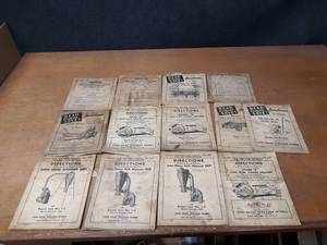 lot 716 image: Lot of (13) Early John Deere Manuals - SHIPPING AVAILABLE