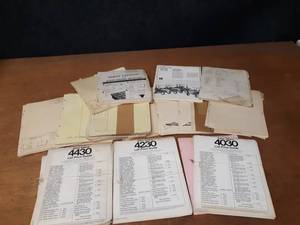 lot 726 image: Large Lot of Assorted Vintage John Deere Manuals and More - SHIPPING AVAILABLE