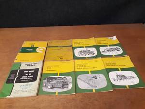 lot 727 image: Lot of (14) Vintage John Deere Parts Manuals - SHIPPING AVAILABLE