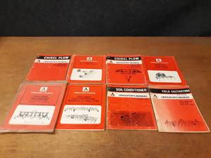 lot 737 image: Lot of (21) Vintage Allis Chalmers Operators Manuals - SHIPPING AVAILABLE
