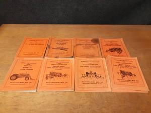 lot 740 image: Lot of (14) Vintage Allis Chalmers Operators Manuals - SHIPPING AVAILABLE