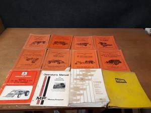 lot 741 image: Lot of (19) Vintage Allis Chalmers Operators Manuals and More - SHIPPING AVAILABLE