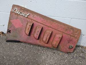 lot 103 image: Diamond T Diesel Truck Wall Hanger - Measures 36 x 21-12 - NO SHIPPING