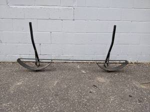 lot 120 image: Rack for Moped  Bicycle - Attaches to back of Travel Trailer - NO SHIPPING
