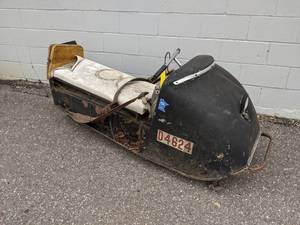 lot 14 image: 1968 Scorpion Snowmobile - Parts Only - NO SHIPPING