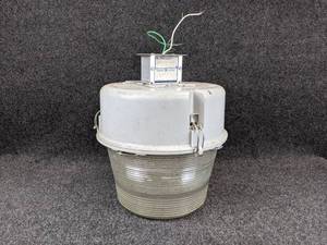 lot 133 image: GE StreetYard Lamp - Measures about 14 diameter x 16 tall - NO SHIPPING