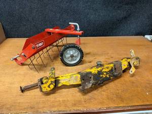 lot 152 image: Cub Cadet Front Axle and Toro Dethatcher - NO SHIPPING