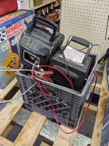 lot 153 image: Lot of (3) 2000LB Winches - All are Untested - Some have broken plastic casings - NO SHIPPING