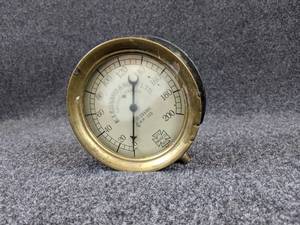 lot 168 image: Antique Brass Gauge - Steampunk - US Gauge Co - Measures about 5-12 Diameter - SHIPPING AVAILABLE