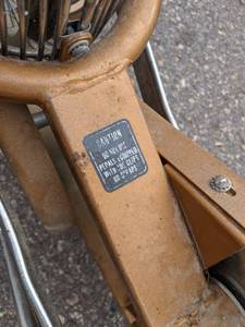 lot 175 image: Vintage Schwinn air-dyne Exercise Bike - NO SHIPPING