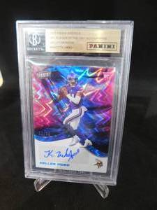 lot 12 image: 2021 Panini America POD Autograph Kellen Mond Rc Serial #1236
