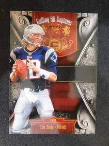 lot 25 image: 2011 Crown Royale Calling All Captains Tom Brady #22