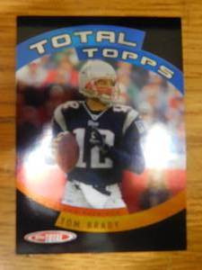 lot 26 image: 2005 Topps Total Tom Brady Total Topps #TT1