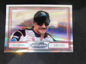 lot 31 image: 2011 Press Pass Showcase Dale Earnhardt Foil Serial #349499