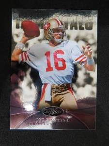 lot 35 image: 2013 Panini Certified Immortals Joe Montana #180 Serial #027999