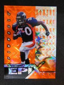 lot 41 image: 1997 Pinnacle Epix Moment Orange #E3