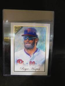 lot 45 image: 2019 Topps Gallery Jumbo Card Bryce Harper #OBT-BH
