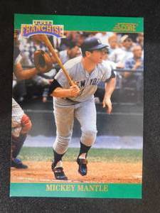 lot 50 image: 1992 Score The Franchise Mickey Mantle #2