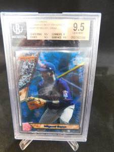 lot 52 image: BGS 9.5 GEM MINT 2011 Bowmans Best Prospects Miguel Sano Rookie Card #BBP20