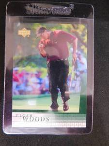 lot 53 image: 2001 Upper Deck Tiger Woods Rookie Cards #1