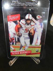 lot 54 image: 2017 Prestige Patrick Mahomes II Rookie Card #232 Kansas City Chiefs MVP