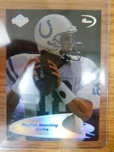 lot 58 image: 1998 Collectors Edge Odyssey Peyton Manning Rookie Card #239 4th Quarter SP