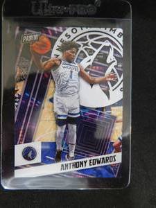 lot 67 image: 2020-21 Panini Player Of The Day Anthony Edwards Rookie Card #92