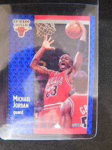 lot 72 image: 1991 Fleer Michael Jordan #29 Chicago Bulls
