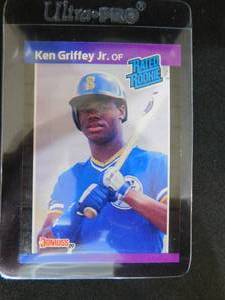 lot 79 image: 1989 Donruss Ken Griffey Jr. Rookie Card #33
