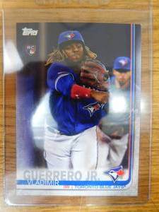 lot 80 image: 2019 Topps Update Vladimir Guerrero Jr. Rookie Card #US1