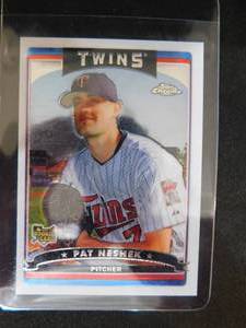 lot 82 image: 2006 Topps Chrome Pat Neshek Rookie Card #CRC41 Serial #210599