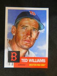 lot 106 image: 2018 Topps Living Set Ted Williams #55