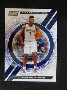 lot 112 image: 2019-20 Panini Player Of The Day Zion Williamson Rookie Card #100