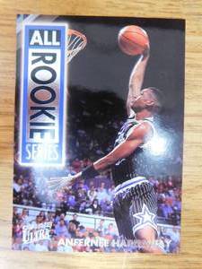 lot 124 image: 1993-94 Ultra All Rookie Series Anfernee Hardaway Rookie Card #4
