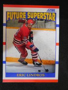 lot 126 image: 1990-91 Score Eric Lindros Rookie Card #440