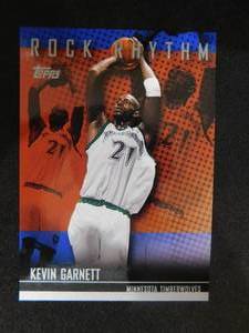 lot 146 image: 2004-05 Topps Rock Rhythm Kevin Garnett #RR-KG