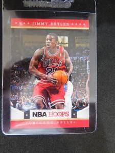 lot 154 image: 2012 NBA Hoops Jimmy Butler Rookie Card #249