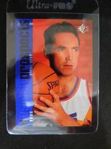 lot 155 image: 1996 Upper Deck SP Steve Nash Rookie Card #142