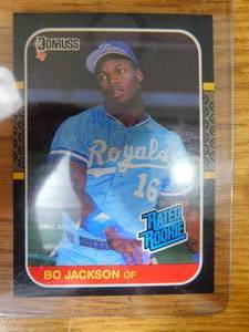 lot 162 image: 1987 Donruss Bo Jackson Rookie Card #35