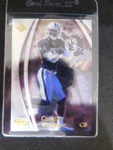 lot 174 image: 1998 Edge Masters Charles Woodson Rookie Card #125 Serial #37955000