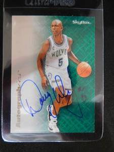 lot 179 image: 1996 Skybox Autographics Doug West Autograph RARE