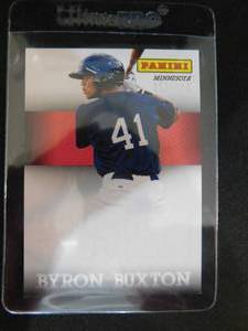 lot 187 image: 2013 Panini Prospect Byron Buxton Rookie Card #38 Serial #303499