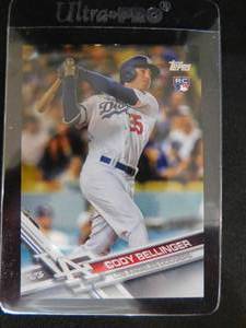 lot 191 image: 2017 Topps Update Cody Bellinger Rookie Card #US50