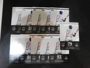 lot 198 image: (11) 2007 Topps Moments And Milestones Joe Mauer Cards All Serial #d to 150