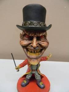 lot 1 image: VINTAGE RARE - CARNEY MC BOPPN HEAD BOBBLEHEAD - HI QUALITY RESINHAND PAINTED - AWESOME PIECE - APPROX 8 - SEE PICTURES